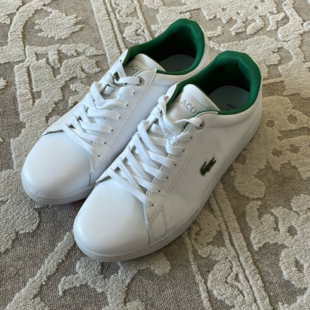 Lacoste Mens White Sneakers (9)